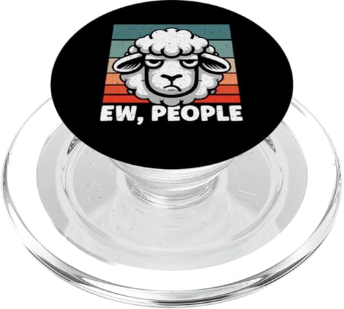 EW People Retro Schaftierliebhaber Lustig Bauer Landwirt PopSockets PopGrip für MagSafe EW People Retro Schaftierliebhaber Lustig Bauer Landwirt PopSockets PopGrip für MagSafe von Schaffan Schafkunst Schaftierbesitzer Schaftier