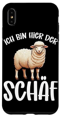Ich Bin Hier Der Schäf Schaftierliebhaber Schaf Landwirt Hülle für iPhone XS Max von Schaffan Schafkunst Schaftierbesitzer Schaftier