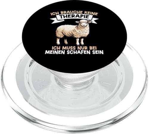Ich Brauche Keine Therapie Ich Muss Nur Bei Meinen Schaffen PopSockets PopGrip für MagSafe Ich Brauche Keine Therapie Ich Muss Nur Bei Meinen Schaffen PopSockets PopGrip für MagSafe von Schaffan Schafkunst Schaftierbesitzer Schaftier