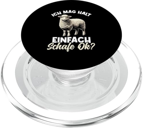 Ich Mag Halt Einfach Schafe Ok Schaf Schaftierliebhaber PopSockets PopGrip für MagSafe von Schaffan Schafkunst Schaftierbesitzer Schaftier