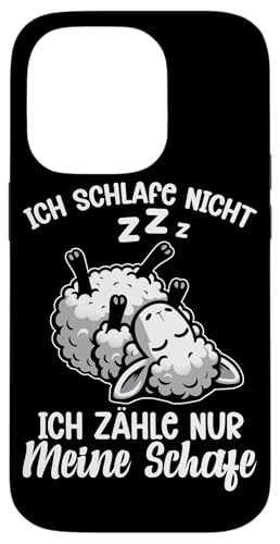 Ich Schlafe Nicht Ich Zähle Nur Meine Schafe Lustig Hülle für iPhone 14 Pro von Schaffan Schafkunst Schaftierbesitzer Schaftier