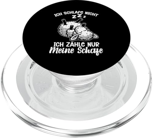 Ich Schlafe Nicht Ich Zähle Nur Meine Schafe Lustig PopSockets PopGrip für MagSafe Ich Schlafe Nicht Ich Zähle Nur Meine Schafe Lustig PopSockets PopGrip für MagSafe von Schaffan Schafkunst Schaftierbesitzer Schaftier