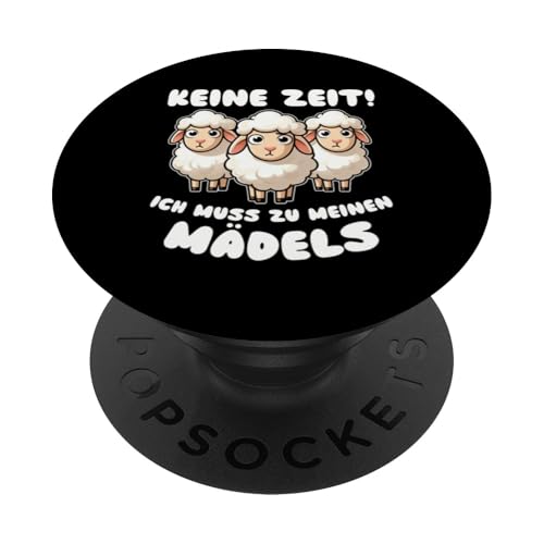 Keine Zeit Ich Muss Zu Meinen Mädels Schaftierliebhaber PopSockets Klebender PopGrip Keine Zeit Ich Muss Zu Meinen Mädels Schaftierliebhaber PopSockets Klebender PopGrip von Schaffan Schafkunst Schaftierbesitzer Schaftier