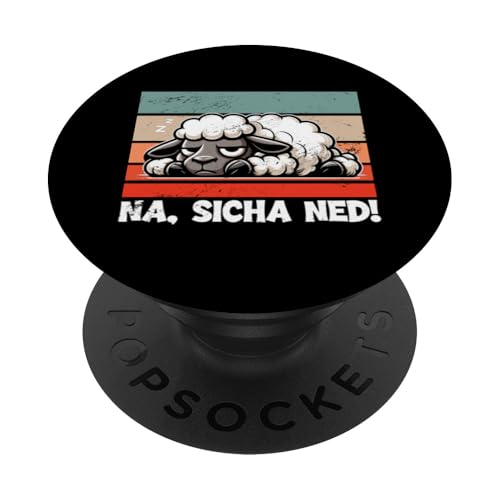Na Sicha Ned Schaftierliebhaber Lustig Bauer Landwirt Retro PopSockets Klebender PopGrip Na Sicha Ned Schaftierliebhaber Lustig Bauer Landwirt Retro PopSockets Klebender PopGrip von Schaffan Schafkunst Schaftierbesitzer Schaftier
