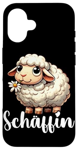 Schäffin Schaftierliebhaber Schaf Enthusiast Landwirt Bauer Hülle für iPhone 16 Schäffin Schaftierliebhaber Schaf Enthusiast Landwirt Bauer Hülle für iPhone 16 von Schaffan Schafkunst Schaftierbesitzer Schaftier
