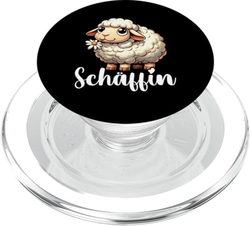 Schäffin Schaftierliebhaber Schaf Enthusiast Landwirt Bauer PopSockets PopGrip für MagSafe von Schaffan Schafkunst Schaftierbesitzer Schaftier