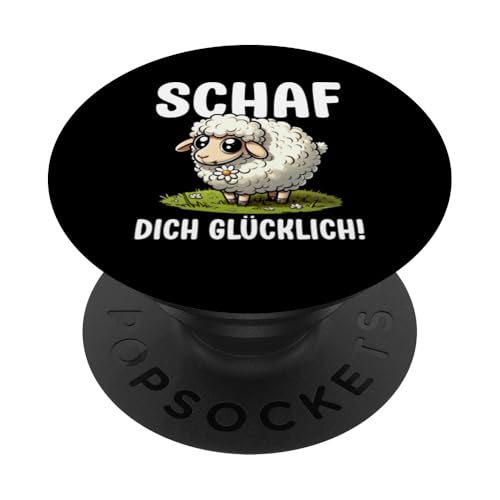 Schaf Dich Glücklich Schaftierliebhaber Bauer Schafkunst PopSockets Klebender PopGrip Schaf Dich Glücklich Schaftierliebhaber Bauer Schafkunst PopSockets Klebender PopGrip von Schaffan Schafkunst Schaftierbesitzer Schaftier