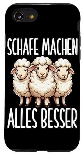 Schafe Machen Alles Besser Schaftierliebhaber Landwirt Hülle für iPhone SE (2020) / 7 / 8 von Schaffan Schafkunst Schaftierbesitzer Schaftier