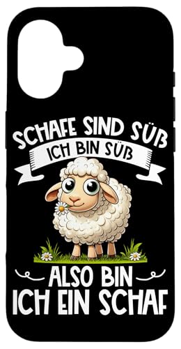 Schafe Sind Süß Ich Bin Süß Also Bin Ich Ein Schaf Schaftier Hülle für iPhone 16 Schafe Sind Süß Ich Bin Süß Also Bin Ich Ein Schaf Schaftier Hülle für iPhone 16 von Schaffan Schafkunst Schaftierbesitzer Schaftier