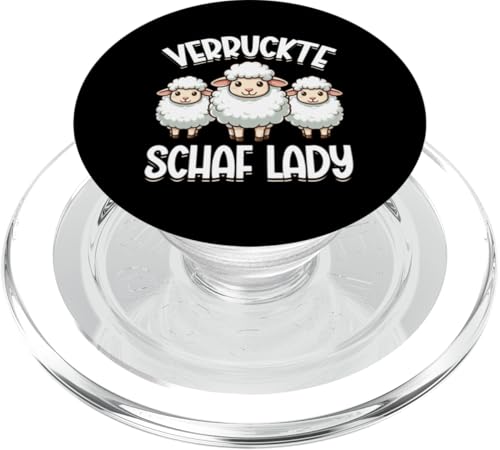 Verruckte Schaf Lady Landwirte Bauer Schafe Schafbesitzer PopSockets PopGrip für MagSafe Verruckte Schaf Lady Landwirte Bauer Schafe Schafbesitzer PopSockets PopGrip für MagSafe von Schaffan Schafkunst Schaftierbesitzer Schaftier