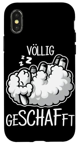 Völlig Geschafft Schaftierliebhaber Landwirt Bauer Schaf Hülle für iPhone X/XS Völlig Geschafft Schaftierliebhaber Landwirt Bauer Schaf Hülle für iPhone X/XS von Schaffan Schafkunst Schaftierbesitzer Schaftier