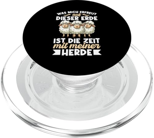 Was Mich Erfreut Auf Dieser Erde Ist Die Zeit Meiner Herde PopSockets PopGrip für MagSafe Was Mich Erfreut Auf Dieser Erde Ist Die Zeit Meiner Herde PopSockets PopGrip für MagSafe von Schaffan Schafkunst Schaftierbesitzer Schaftier
