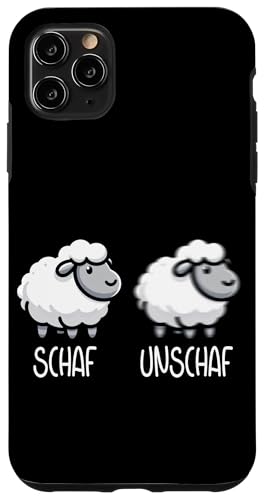 Schaf Unschaf Schaftierliebhaber Schafbesitzer Wortspiel Hülle für iPhone 11 Pro Max von Schaftierbesitzer Süße Schaf Lustige Schafkunst
