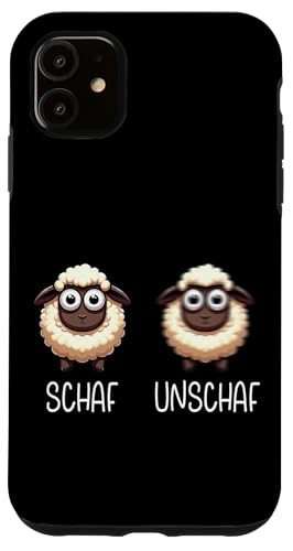 Schaf Unschaf Schaftierliebhaber Schafbesitzer Wortspiel Hülle für iPhone 11 Schaf Unschaf Schaftierliebhaber Schafbesitzer Wortspiel Hülle für iPhone 11 von Schaftierbesitzer Süße Schaf Lustige Schafkunst