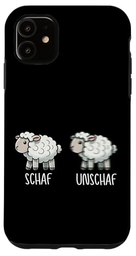 Schaf Unschaf Schaftierliebhaber Schafbesitzer Wortspiel Hülle für iPhone 11 Schaf Unschaf Schaftierliebhaber Schafbesitzer Wortspiel Hülle für iPhone 11 von Schaftierbesitzer Süße Schaf Lustige Schafkunst