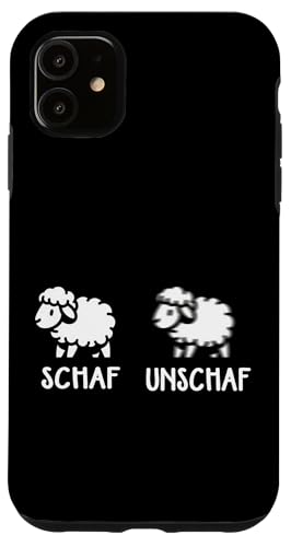 Schaf Unschaf Schaftierliebhaber Schafbesitzer Wortspiel Hülle für iPhone 11 Schaf Unschaf Schaftierliebhaber Schafbesitzer Wortspiel Hülle für iPhone 11 von Schaftierbesitzer Süße Schaf Lustige Schafkunst