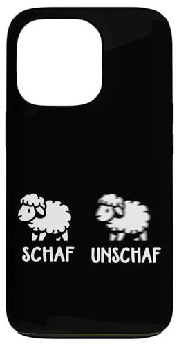 Schaf Unschaf Schaftierliebhaber Schafbesitzer Wortspiel Hülle für iPhone 13 Pro von Schaftierbesitzer Süße Schaf Lustige Schafkunst