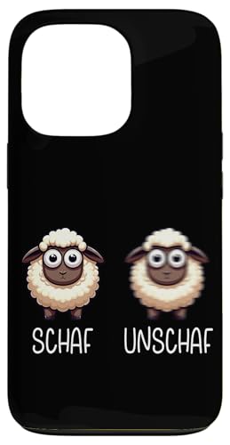 Schaf Unschaf Schaftierliebhaber Schafbesitzer Wortspiel Hülle für iPhone 13 Pro von Schaftierbesitzer Süße Schaf Lustige Schafkunst