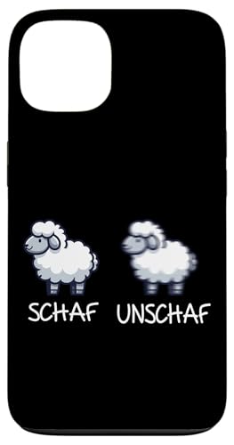 Schaf Unschaf Schaftierliebhaber Schafbesitzer Wortspiel Hülle für iPhone 13 von Schaftierbesitzer Süße Schaf Lustige Schafkunst