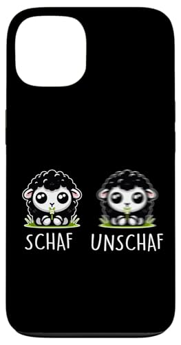 Schaf Unschaf Schaftierliebhaber Schafbesitzer Wortspiel Hülle für iPhone 13 Schaf Unschaf Schaftierliebhaber Schafbesitzer Wortspiel Hülle für iPhone 13 von Schaftierbesitzer Süße Schaf Lustige Schafkunst