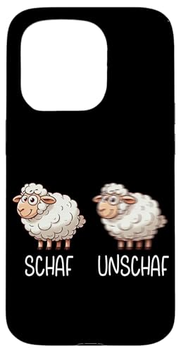 Schaf Unschaf Schaftierliebhaber Schafbesitzer Wortspiel Hülle für iPhone 15 Pro von Schaftierbesitzer Süße Schaf Lustige Schafkunst
