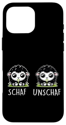 Schaf Unschaf Schaftierliebhaber Schafbesitzer Wortspiel Hülle für iPhone 16 Pro Max Schaf Unschaf Schaftierliebhaber Schafbesitzer Wortspiel Hülle für iPhone 16 Pro Max von Schaftierbesitzer Süße Schaf Lustige Schafkunst