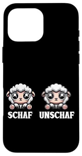 Schaf Unschaf Schaftierliebhaber Schafbesitzer Wortspiel Hülle für iPhone 16 Pro Max Schaf Unschaf Schaftierliebhaber Schafbesitzer Wortspiel Hülle für iPhone 16 Pro Max von Schaftierbesitzer Süße Schaf Lustige Schafkunst