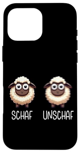 Schaf Unschaf Schaftierliebhaber Schafbesitzer Wortspiel Hülle für iPhone 16 Pro Max Schaf Unschaf Schaftierliebhaber Schafbesitzer Wortspiel Hülle für iPhone 16 Pro Max von Schaftierbesitzer Süße Schaf Lustige Schafkunst
