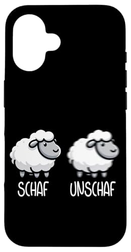 Schaf Unschaf Schaftierliebhaber Schafbesitzer Wortspiel Hülle für iPhone 16 Schaf Unschaf Schaftierliebhaber Schafbesitzer Wortspiel Hülle für iPhone 16 von Schaftierbesitzer Süße Schaf Lustige Schafkunst