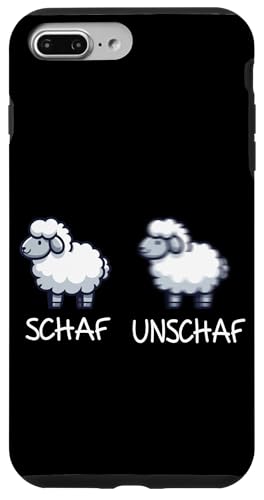 Schaf Unschaf Schaftierliebhaber Schafbesitzer Wortspiel Hülle für iPhone 7 Plus/8 Plus von Schaftierbesitzer Süße Schaf Lustige Schafkunst