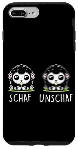 Schaf Unschaf Schaftierliebhaber Schafbesitzer Wortspiel Hülle für iPhone 7 Plus/8 Plus von Schaftierbesitzer Süße Schaf Lustige Schafkunst