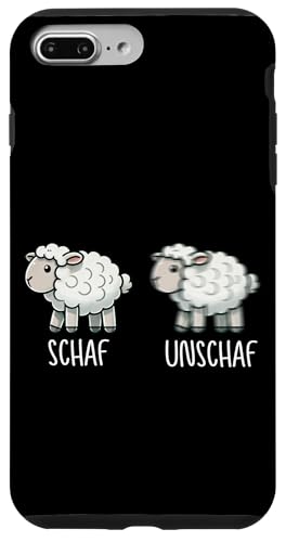 Schaf Unschaf Schaftierliebhaber Schafbesitzer Wortspiel Hülle für iPhone 7 Plus/8 Plus von Schaftierbesitzer Süße Schaf Lustige Schafkunst