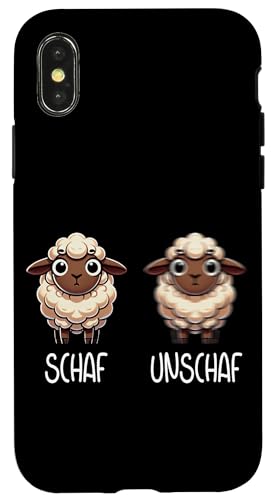Schaf Unschaf Schaftierliebhaber Schafbesitzer Wortspiel Hülle für iPhone X/XS Schaf Unschaf Schaftierliebhaber Schafbesitzer Wortspiel Hülle für iPhone X/XS von Schaftierbesitzer Süße Schaf Lustige Schafkunst