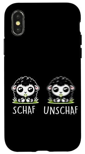 Schaf Unschaf Schaftierliebhaber Schafbesitzer Wortspiel Hülle für iPhone X/XS Schaf Unschaf Schaftierliebhaber Schafbesitzer Wortspiel Hülle für iPhone X/XS von Schaftierbesitzer Süße Schaf Lustige Schafkunst