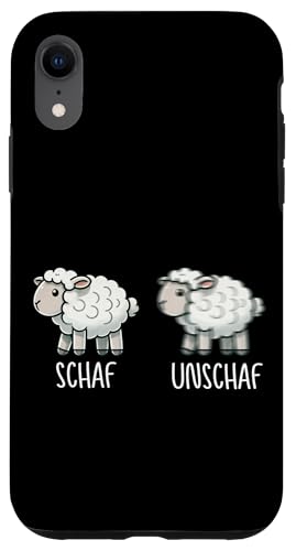 Schaf Unschaf Schaftierliebhaber Schafbesitzer Wortspiel Hülle für iPhone XR Schaf Unschaf Schaftierliebhaber Schafbesitzer Wortspiel Hülle für iPhone XR von Schaftierbesitzer Süße Schaf Lustige Schafkunst