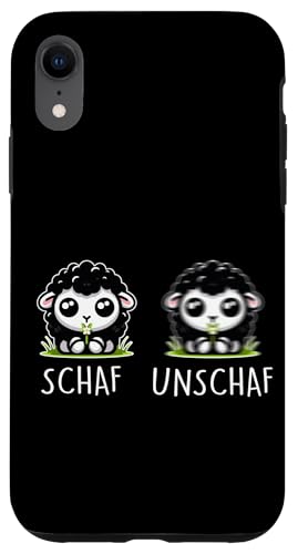 Schaf Unschaf Schaftierliebhaber Schafbesitzer Wortspiel Hülle für iPhone XR von Schaftierbesitzer Süße Schaf Lustige Schafkunst
