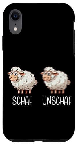 Schaf Unschaf Schaftierliebhaber Schafbesitzer Wortspiel Hülle für iPhone XR von Schaftierbesitzer Süße Schaf Lustige Schafkunst