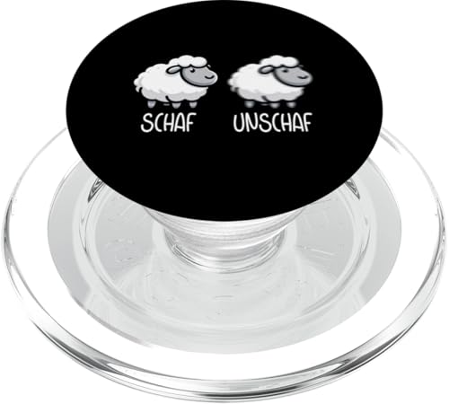 Schaf Unschaf Schaftierliebhaber Schafbesitzer Wortspiel PopSockets PopGrip für MagSafe Schaf Unschaf Schaftierliebhaber Schafbesitzer Wortspiel PopSockets PopGrip für MagSafe von Schaftierbesitzer Süße Schaf Lustige Schafkunst