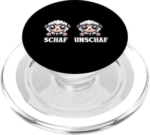 Schaf Unschaf Schaftierliebhaber Schafbesitzer Wortspiel PopSockets PopGrip für MagSafe Schaf Unschaf Schaftierliebhaber Schafbesitzer Wortspiel PopSockets PopGrip für MagSafe von Schaftierbesitzer Süße Schaf Lustige Schafkunst