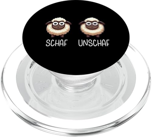 Schaf Unschaf Schaftierliebhaber Schafbesitzer Wortspiel PopSockets PopGrip für MagSafe Schaf Unschaf Schaftierliebhaber Schafbesitzer Wortspiel PopSockets PopGrip für MagSafe von Schaftierbesitzer Süße Schaf Lustige Schafkunst