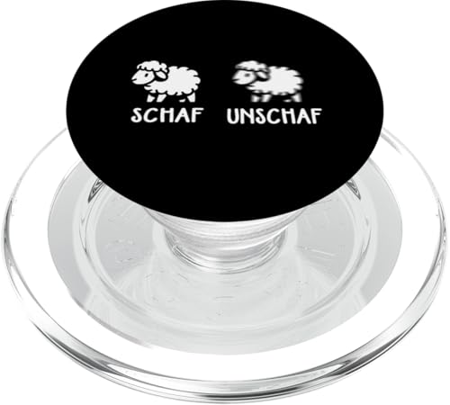 Schaf Unschaf Schaftierliebhaber Schafbesitzer Wortspiel PopSockets PopGrip für MagSafe Schaf Unschaf Schaftierliebhaber Schafbesitzer Wortspiel PopSockets PopGrip für MagSafe von Schaftierbesitzer Süße Schaf Lustige Schafkunst