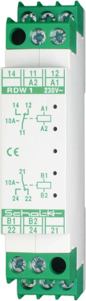 Schalk Doppelrelais RDW 1 (230V AC) RDW109 von Schalk