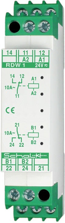 Schalk Doppelrelais RDW 1 (24V UC) RDW104 von Schalk