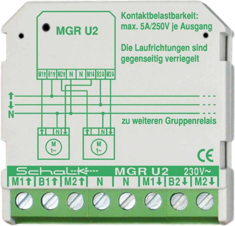 Schalk Motor-Gruppen-Relais MGR U2 MGRU29 von Schalk