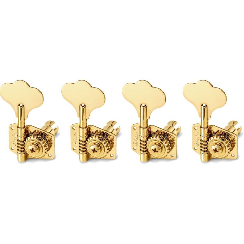 Schaller BML 4-In-Line Gold Bass Guitar Machine Heads von Schaller