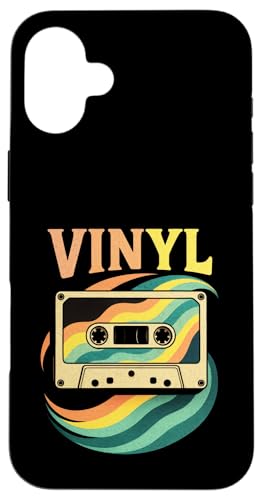 Vinyl - Vinyl Schallplatte Plattenspieler Hülle für iPhone 16 Plus Vinyl - Vinyl Schallplatte Plattenspieler Hülle für iPhone 16 Plus von Schallplatten Dj Musik Retro Oldschool 80er 90er
