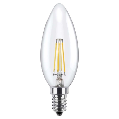 36571  - LED-Kerzenlampe 35x95mm E14 230VAC klar 360° 36571 von Scharnberger+Has.