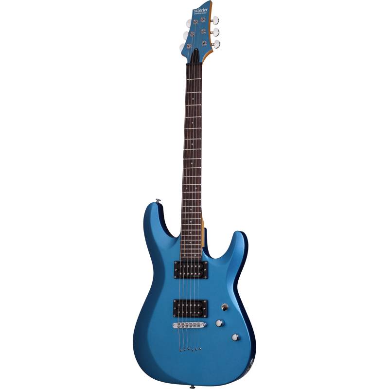 Schecter C-6 Deluxe Satin Metallic Light Blue Electric Guitar von Schecter