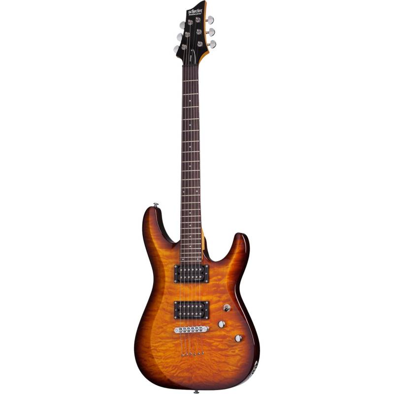 Schecter C-6 Plus Vintage Sunburst Electric Guitar von Schecter