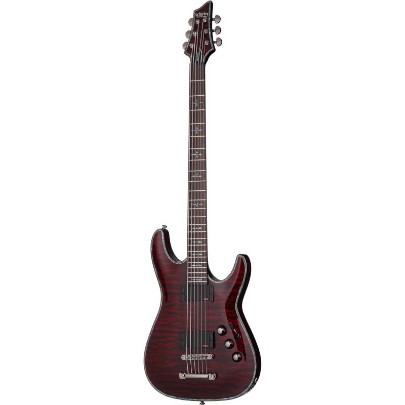 Schecter Hellraiser C-VI Baritone Black Cherry Electric Guitar von Schecter